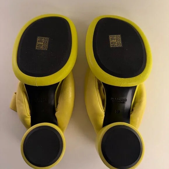 Jil Sander Leather Platform Thong Sandal - Picture 4 of 5